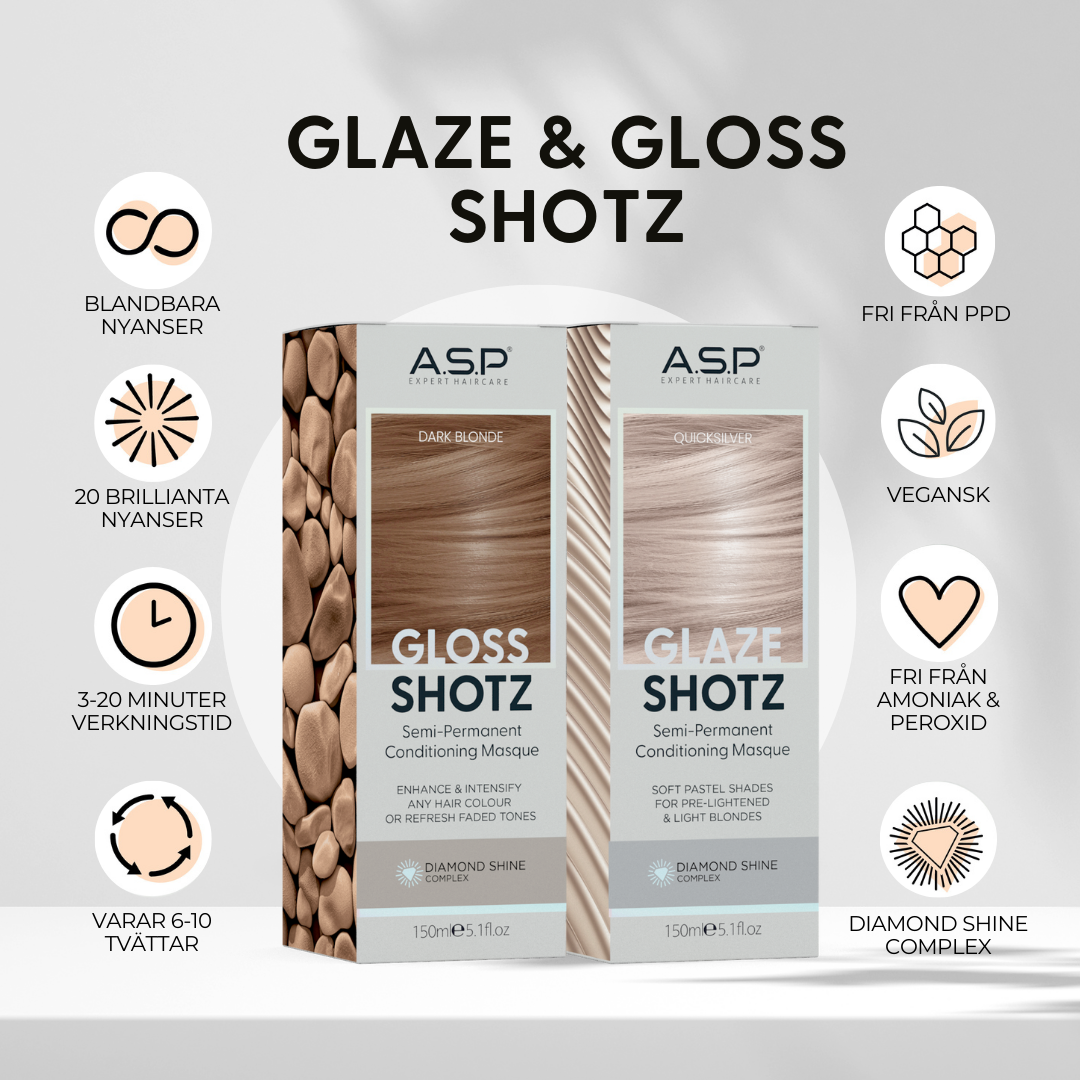 Färgstarka nyheter: Glaze & Gloss Shotz.